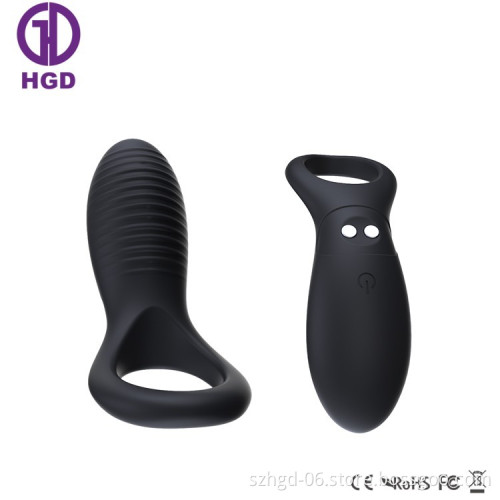 Male female sex toy soft silicone men penis ring vibrating cock ring also stimulate Women Clitoris